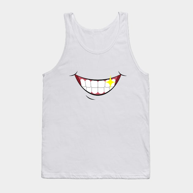 Smiling Tank Top by Sabahmd